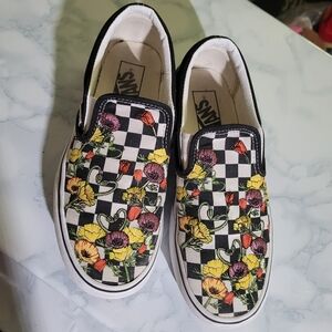 Vans Checkerboard” size 5.5 men, 7 women shoes